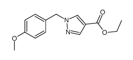 Ethyl 1-(4-methoxybenzyl)-1H-pyrazole-4-carboxylate structure