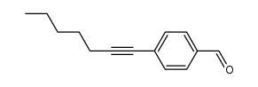 4-hept-1-ynyl-benzaldehyde Structure