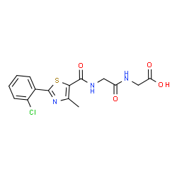 N-{[2-(2-Chlorophenyl)-4-methyl-1,3-thiazol-5-yl]carbonyl}glycylglycine picture