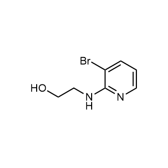 2-[(3-Bromopyridin-2-yl)amino]ethanol Structure