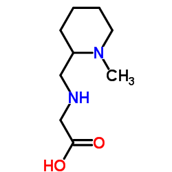 [(1-Methyl-piperidin-2-ylmethyl)-amino]-acetic acid structure