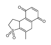 4-methyl-3,3-dioxo-1,2,5,9b-tetrahydrobenzo[e][1]benzothiole-6,9-dione Structure