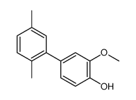 4-(2,5-dimethylphenyl)-2-methoxyphenol Structure