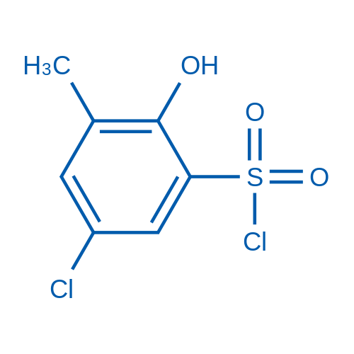 5-氯-2-羟基-3-甲基苯磺酰氯图片