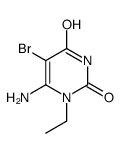 6-氨基-5-溴-1-乙基嘧啶-2,4(1h,3h)-二星空app结构式