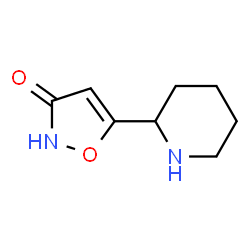 3(2H)-Isoxazolone,5-(2-piperidinyl)-(9CI) Structure