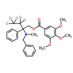 N-Benzyl N-Demethyl Trimebutine-d5 structure