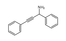 1,3-diphenylprop-2-ynyl-1-amine结构式