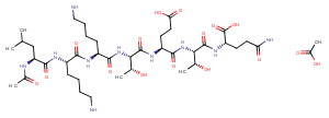 Thymosin β4 acetate structure