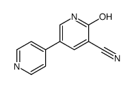 6-oxo-1,6-dihydro-3,4'-bipyridine-5-carbonitrile结构式