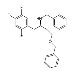 (R)-N-benzyl-4-(benzyloxy)-1-(2,4,5-trifluorophenyl)butan-2-amine Structure