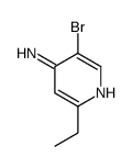 5-Bromo-2-ethyl-4-pyridinamine结构式