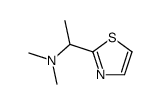 N,N-dimethyl-1-(1,3-thiazol-2-yl)ethanamine结构式