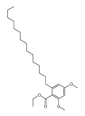 ethyl 2,4-dimethoxy-6-pentadecylbenzoate结构式