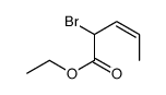 ethyl 2-bromopent-3-enoate结构式