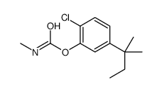 [2-chloro-5-(2-methylbutan-2-yl)phenyl] N-methylcarbamate结构式