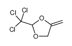 4-methylidene-2-(trichloromethyl)-1,3-dioxolane Structure