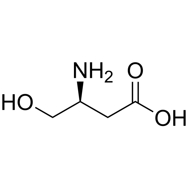 L-BETA-高丝氨酸结构式