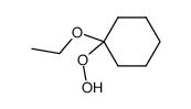 1-Aethoxy-cyclohexylhydroperoxid结构式