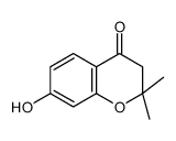 7-HYDROXY-2,2-DIMETHYL-CHROMAN-4-ONE Structure