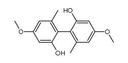 2,2'-Dihydroxy-4,4'-dimethoxy-6,6'-dimethylbiphenyl Structure