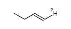 trans-[1-(2)H]But-1-ene Structure