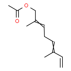 8-ocimen-1-yl acetate Structure