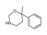 tetrahydro-6-methyl-6-phenyl-2H-1,3-oxazine结构式