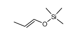 (1-Propenyloxy)trimethylsilane结构式