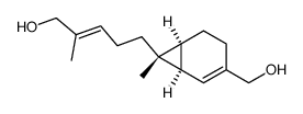 (1R,6β)-7β-[(E)-5-Hydroxy-4-methyl-3-pentenyl]-7-methylbicyclo[4.1.0]hept-2-ene-3-methanol structure