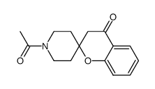 1'-acetylspiro[chromene-2,4'-piperidin]-4(3H)-one结构式