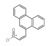 Phenanthrene,9-(2-nitroethenyl)- Structure