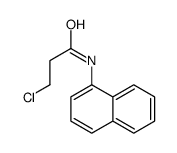 3-CHLORO-N-1-NAPHTHYLPROPANAMIDE结构式