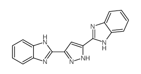 2,2'-(1H-PYRAZOLE-3,5-DIYL)BIS(1H-BENZO[D]IMIDAZOLE) Structure