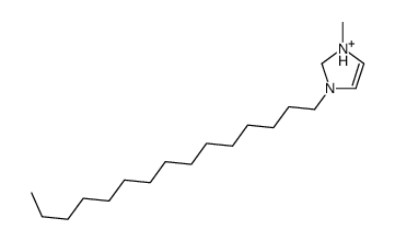 1-methyl-3-pentadecyl-1,2-dihydroimidazol-1-ium Structure