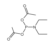 acetic diethyl-phosphoramidous dianhydride Structure