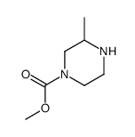 1-Piperazinecarboxylicacid,3-methyl-,methylester(8CI,9CI) Structure