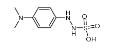 N'-(4-dimethylamino-phenyl)-hydrazidosulfuric acid结构式