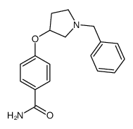 4-(1-Benzylpyrrolidin-3-yloxy)benzamide Structure