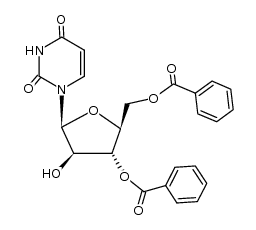 1-(3,5-Di-O-benzoyl-β-L-arabinofuranosyl)uracil结构式