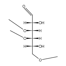 O3,O4,O6-trimethyl-D-galactose Structure