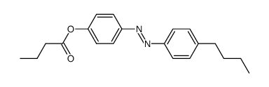 p-n-Butyl-p'-propyloxycarbonyl-azobenzol Structure