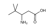 3-氨基-4,4-二甲基戊酸 水合物结构式