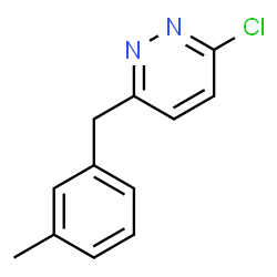 3-Chloro-6-(3-methylbenzyl)pyridazine结构式