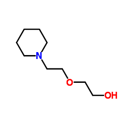 1-[2-(2-羟基乙氧基)乙基]哌啶结构式