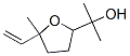 2-(5-ethenyl-5-methyl-oxolan-2-yl)propan-2-ol结构式