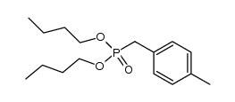 (4-methyl-benzyl)-phosphonic acid dibutyl ester Structure