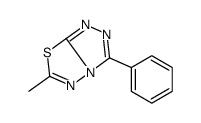 6-methyl-3-phenyl-[1,2,4]triazolo[3,4-b][1,3,4]thiadiazole Structure