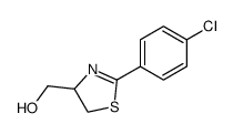 [2-(4-chloro-phenyl)-4,5-dihydro-thiazol-4-yl]-methanol Structure