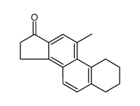 11-methyl-1,2,3,4,15,16-hexahydrocyclopenta[a]phenanthren-17-one结构式